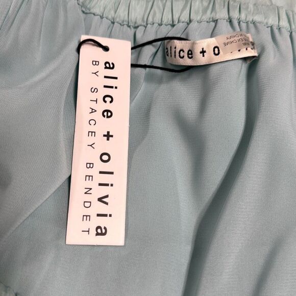 Alice + Olivia Rowen Tiered Square Neck Dress Size Medium NEW - Picture 6 of 9